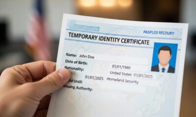 temporary identity certificate