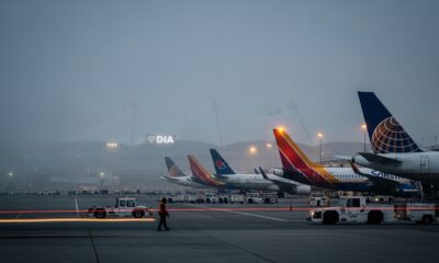 denver airport ground delay low visibility
